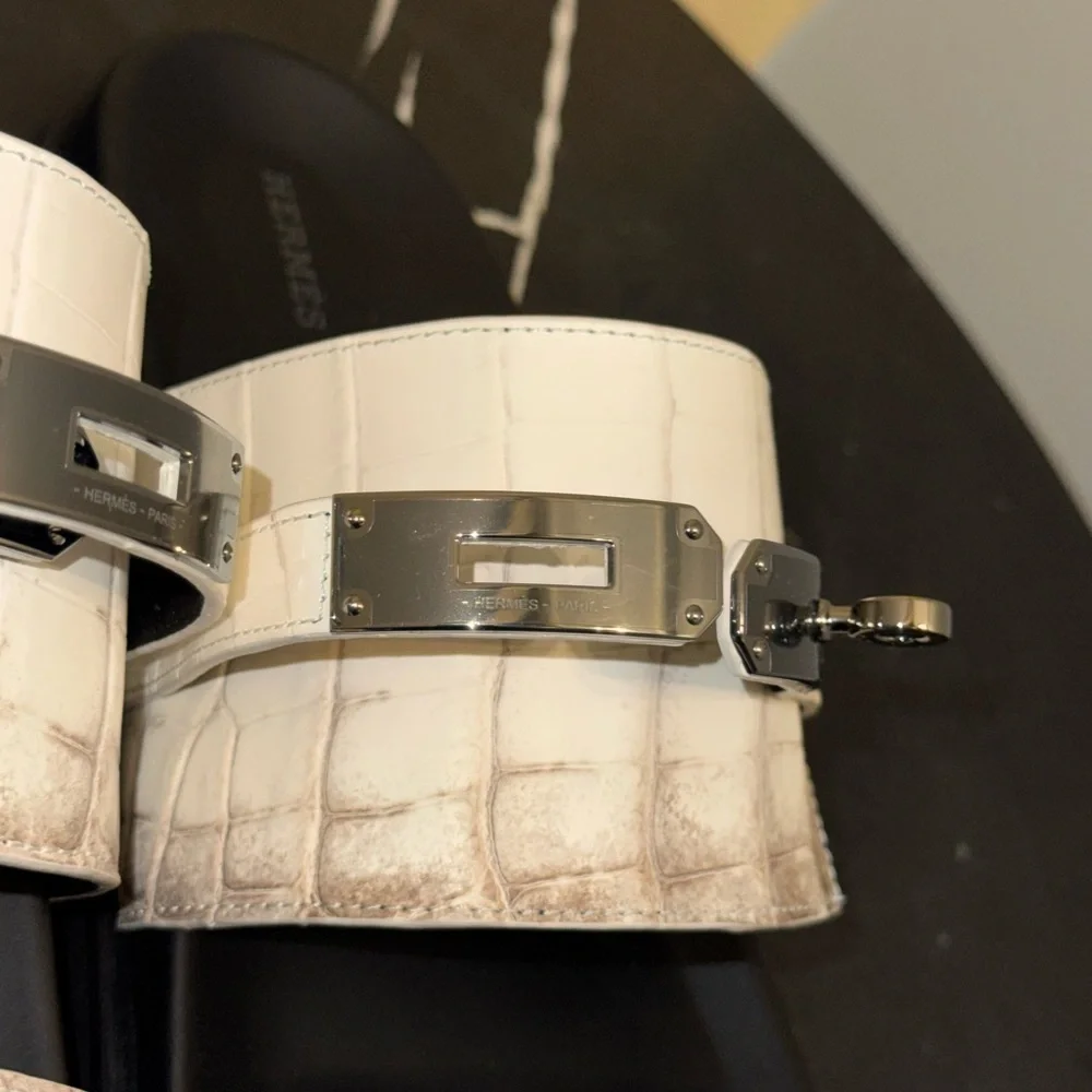 Hermes 2025 Jackson’s in Himalaya on Ruthenium Hardware (Size 46) - Picture 4 of 11